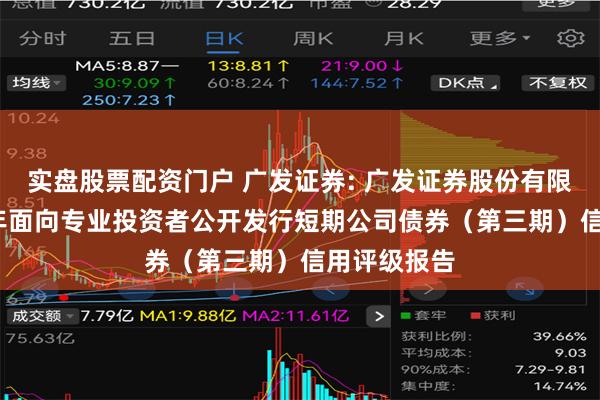 实盘股票配资门户 广发证券: 广发证券股份有限公司2024年面向专业投资者公开发行短期公司债券（第三期）信用评级报告