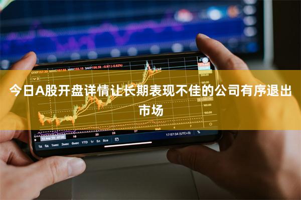 今日A股开盘详情让长期表现不佳的公司有序退出市场